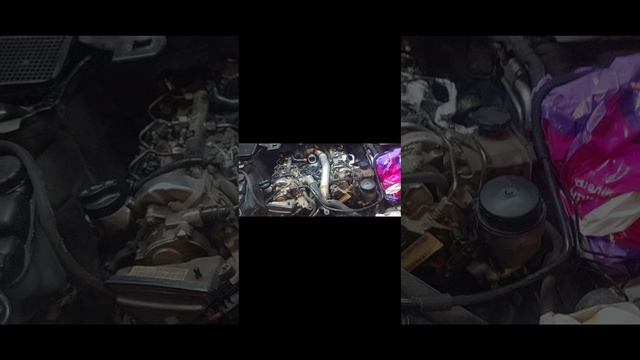 R 251  W 251 om 642 ТО , Мытьё двигателя. Капли масла под машиной , поиск  подкапывания масла.