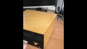 Самодельный zx-spectrum моего отца. Первый запуск с 2005 года и звук дисковода 5.25