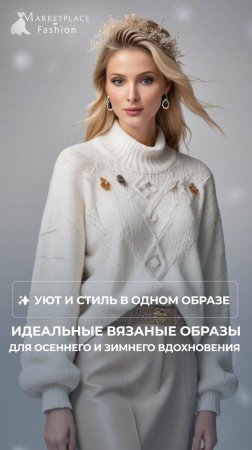 ✨ СВЕТЛЫЕ СВИТЕРА: УЮТ И СТИЛЬ В ОДНОМ ОБРАЗЕ ✨ #fashion #стиль #вязанаямода