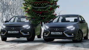 Рейс-Тест-Драйв LADA Vesta/Aura / BeamNG.drive