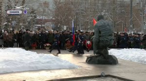 Митинг у мемориала самарцам, погибшим в локальных конфликтах