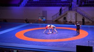 Кубок ЗСК,греко-римская 48 кг. Финал Вячеслав Мнацаканян (Краснодар)-Даниил Корчагин (Краснодар)