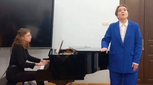 А. Алябьев, ''Я вижу образ твой'' -поёт Елизавета Солопенко, концертмейстер Ксения Пасочникова