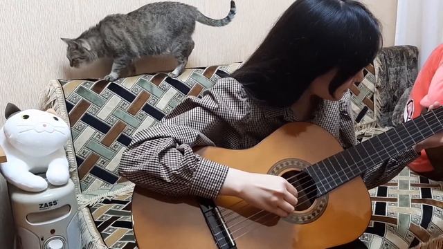 Дуэт на гитаре - Романс Гомеса (отрывок) смотреть онлайн