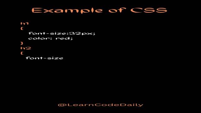 Syntax and Example Of CSS || Learn How to Write CSS @LearnCodeDaily