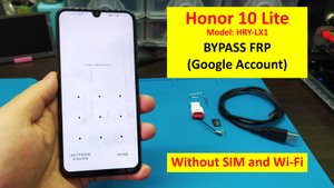 Honor 10 Lite (HRY LX1) FRP reset/BYPASS google account. Сброс аккаунта/сброс графического ключа