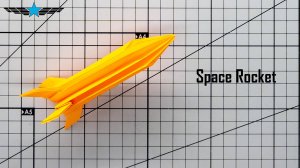 Космическое Оригами  - Собираем космическую ракету