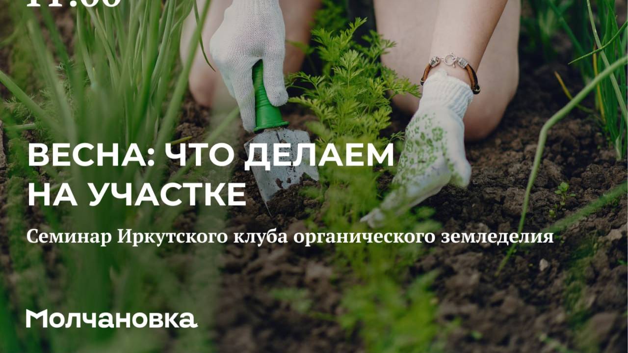 2 сезон 18 семинар. Весна, что делаем на участке