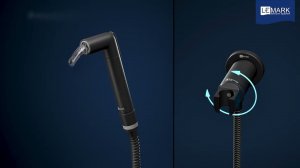 Смеситель Lemark Solo LM7171C, LM7171BL, LM7171GM, LM7171G с гигиеническим душем, встраиваемый