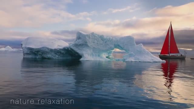 4K Greenland Relaxation _ 1 Hour Ambient Nature Relaxation Film