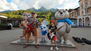 Кукушка (кавер) - Лев и папа - Сочи, Красная поляна #группакино #guitar #цой