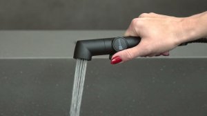 Смеситель Lemark Solo LM7166BL с гигиеническим душем, встраиваемый