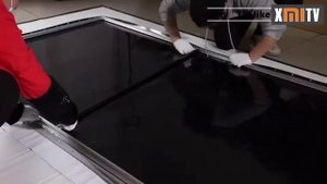 Сборка экрана ULTRA PET CRISTAL по спецзаказу XMITV