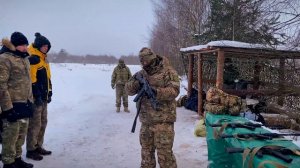 Военно-спортивные сборы школьников в честь дня освобождение Калинина