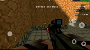 Pixel gun 3D работаем над золотом