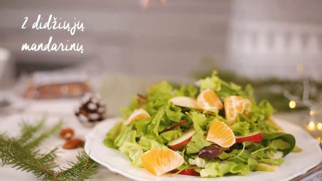 Salotos su karijomis ir džiovintomis spanguolėmis смотреть онлайн