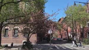 🇺🇸Оживленная весенняя атмосфера в Вест-Виллидж🌷🌸, Нью-Йорк🗽🚕