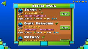 Alpha Pack All (Showcase) Geometry Dash 2.2