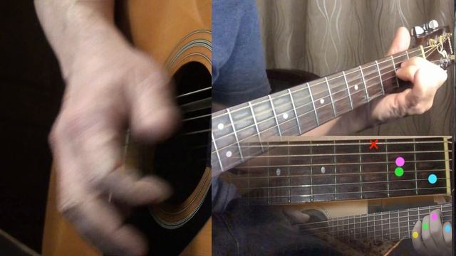 Как играть на гитаре песню "Я бездельник, о-о, мама-мама" Виктора Цоя и группы "Кино" смотреть онлайн