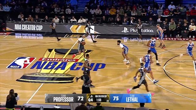 Final 3:40 WILD ENDING PlayStation NBA Creator Cup