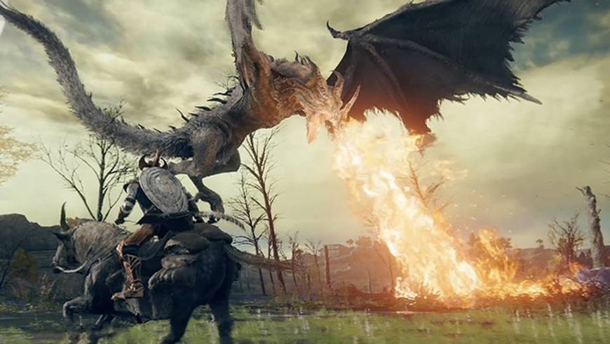 4. Эгхил крылатый дракон - Elden ring