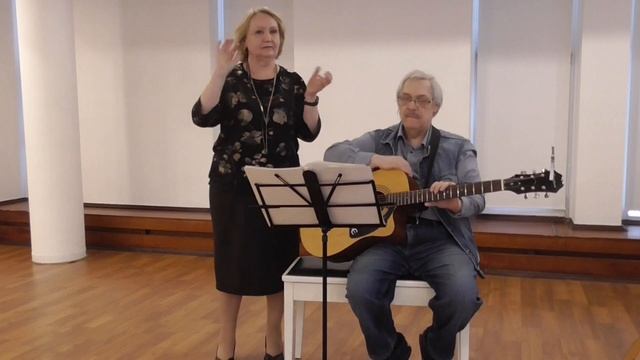 Женклуб. Тема - "Романс". Дуэт Виталий и Елена Новиковы