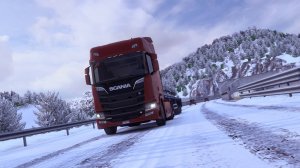 ETS 2 | В КОНВОЕ НА ДАЛЬНЯК ПО ЗИМНИМ ДОРОГАМ |