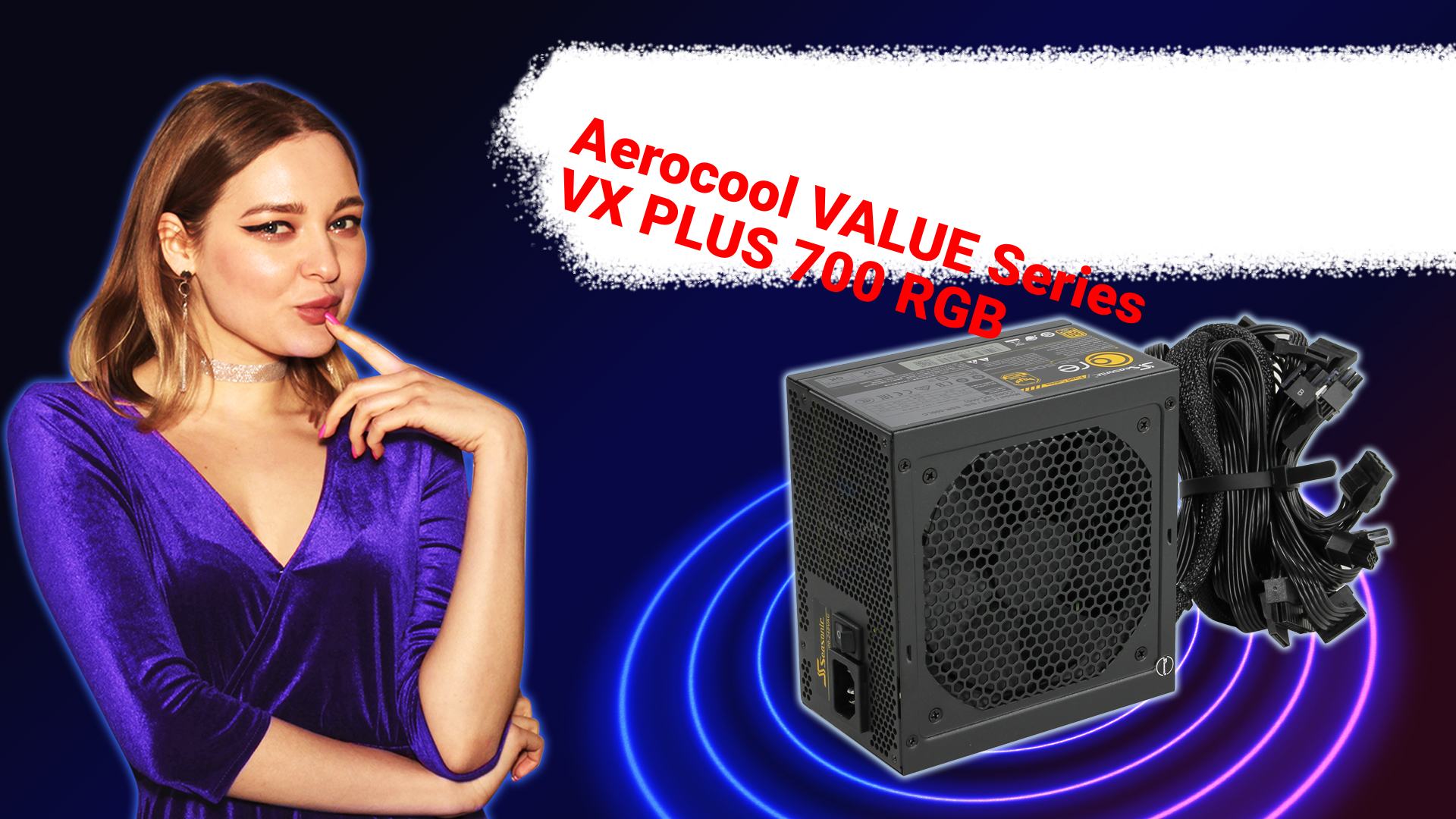 НИКС Компьютерный Супермаркет: видео про Блок питания Aerocool VALUE Series VX PLUS 700 RGB 700 Вт