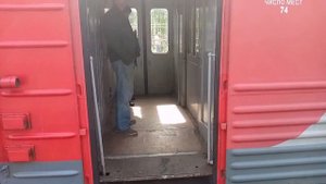 Электропоезд эт2м-125 Сообщением Шапки Санкт-Петербург Отправляется с платформы Колпино