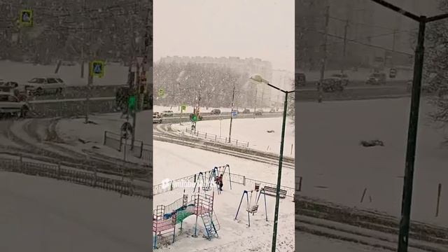 #снег #снегкружится #снегидет