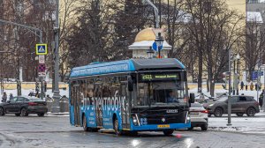 Поездка на электробусе ЛиАЗ-6274 по маршруту с511 (27.11.2024)