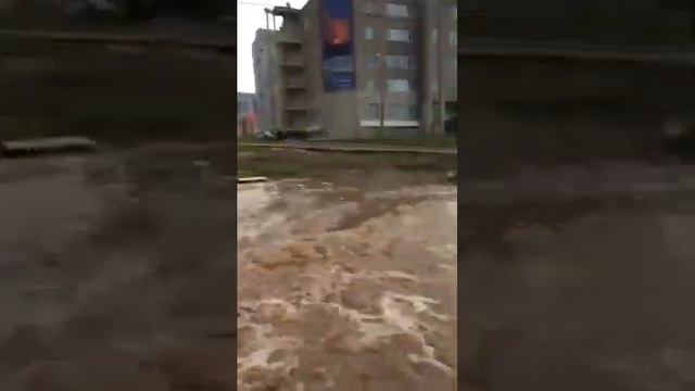 Потоп в Ижевске/ Flood in Izhevsk 17.08.2014