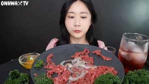 육회낙지탕탕이 먹방🥰낙지랑 육회는 못참지 | Korean Raw Beef | Real Sound MUKBANG | ASMR | EATING SHOW