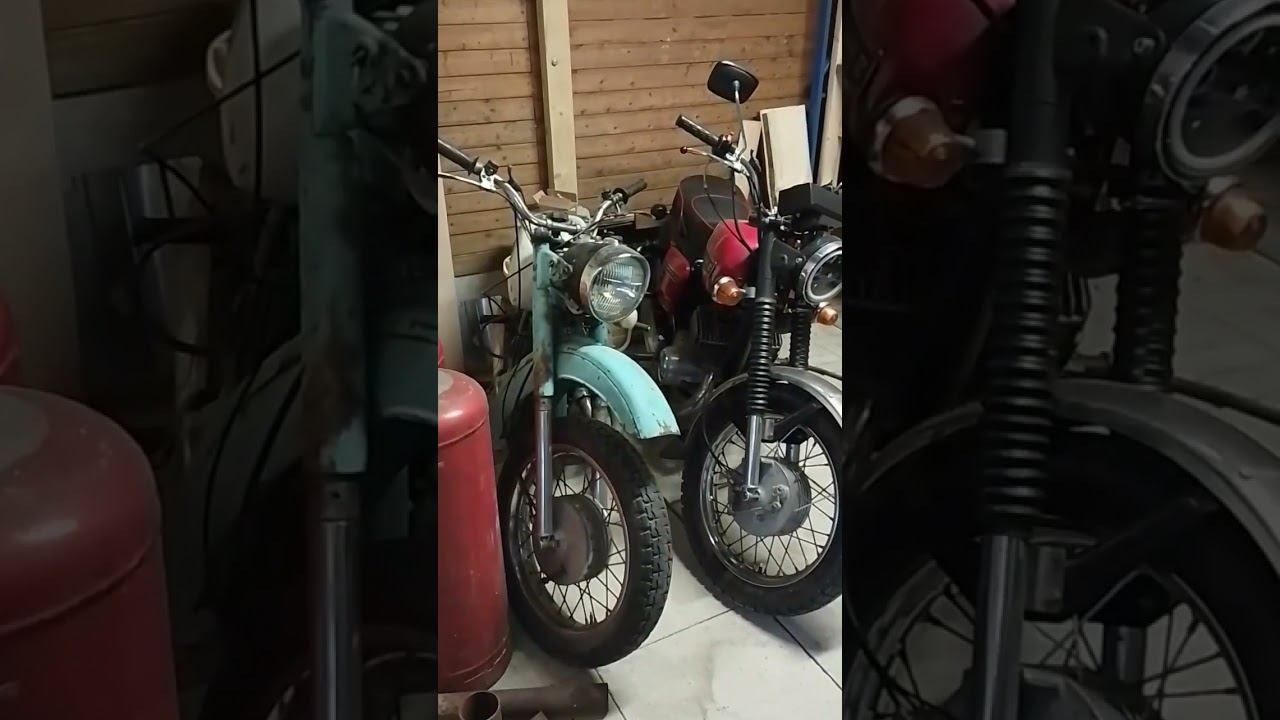 Спят усталые игрушки #мото #техника #минитрактор #иж #юмор #деревня