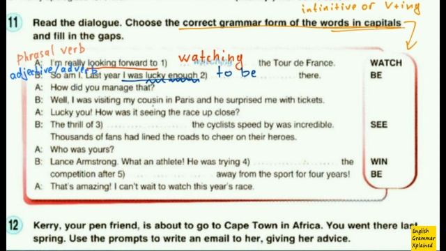 Using Gerund and Infinitive - Round-Up 5 | ex11 смотреть онлайн