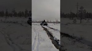 газ 71 на широких  гусеницах