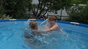 ВЛОГ «Вулкан» в бассейне  / Уговорила Любаньку / Ничто человеческое .....24 июня 2018 г.