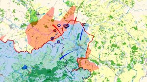 Карта боевых действий в Курской области с август по декабрь 2024 года