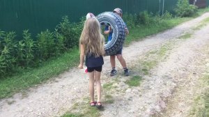 ВЛОГ Вырасту,  подарю машину ... а пока ... вот :))) / День на даче 26 июня 2018 г.