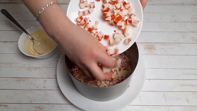 Салат "Корида". Легкий у приготуванні святковий салат.