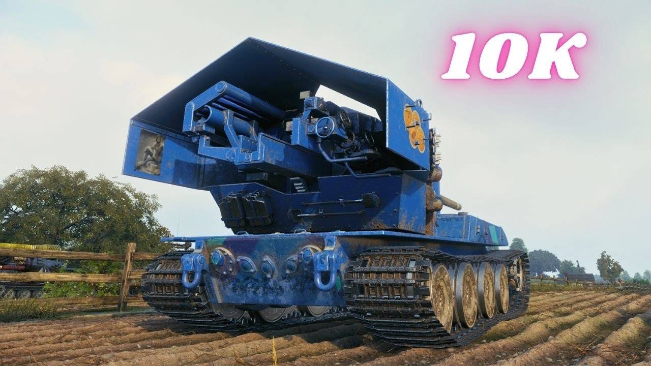 Оруженосец на E 100 наносит 10 тыс. урона 6 убийств в World of Tanks