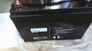 Celned 12v 100ah Deep Cycle Lead Acid Battery - unboxing