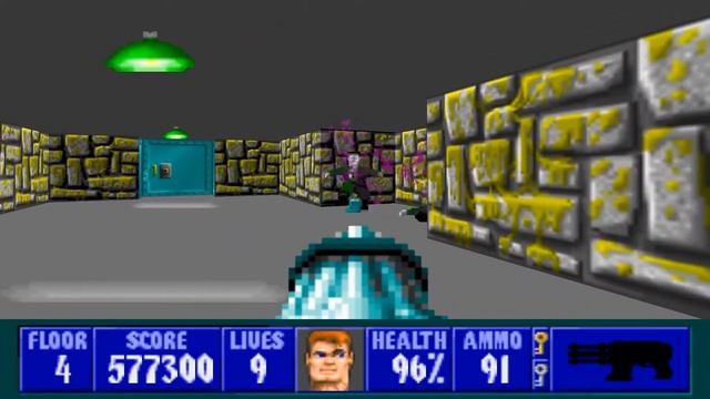 Wolfenstein 3D - Episode 2, Floor 4 смотреть онлайн