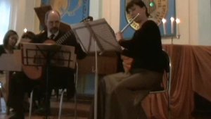 Г.Ф.Гендель. Соната для флейты, клавесина и гитары