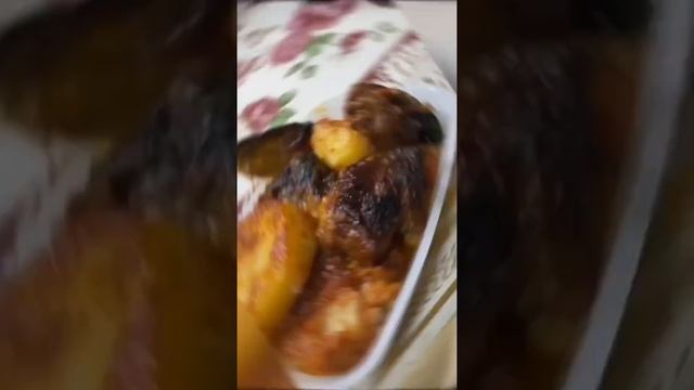 صينية بطاطس باللحمة في الفرن وأرز محمر الوصفة بالقناة🍽