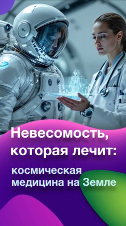 Невесомость, которая лечит космическая медицина на Земле