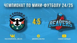 "Сокол" (Сельцо)  —  "Биверс" (Брянск) 15.12.24 обзор матча