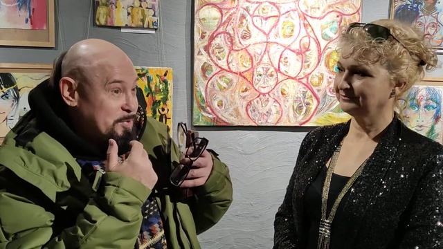 Интервью перед открытием арт-проекта "Легенды андеграунда". Ч.2 смотреть онлайн