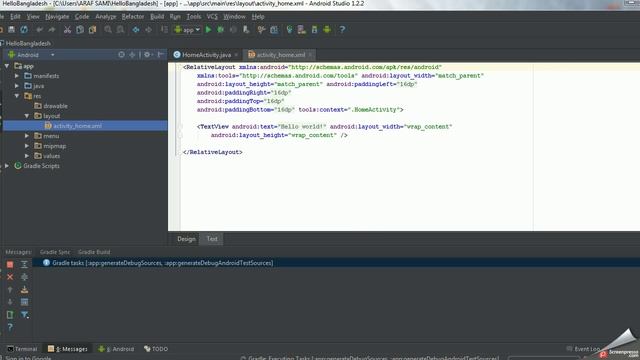 Android Studio Tutorial:Android Programming in Bangla - Part 4