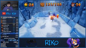 Crash Bandicoot N. Sane Trilogy Speedrun - Crash 2 (102%) in 2:00:59 by Riko
